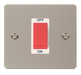 Scolmore FPPN200WH Define Pearl Nickel Flat Plate 1gang 45a Dp Switch  Scolmore - Sparks Warehouse