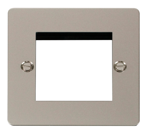 Scolmore FPPN311 - 1 Gang Plate - 2 Apertures Define Scolmore - Sparks Warehouse