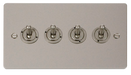 Scolmore FPPN424 - 10AX 4 Gang 2 Way Toggle  Switch Define Scolmore - Sparks Warehouse