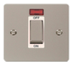 Scolmore FPPN501WH Define Pearl Nickel Ingot 1g 45a Dp Switch Neon Wh  Scolmore - Sparks Warehouse