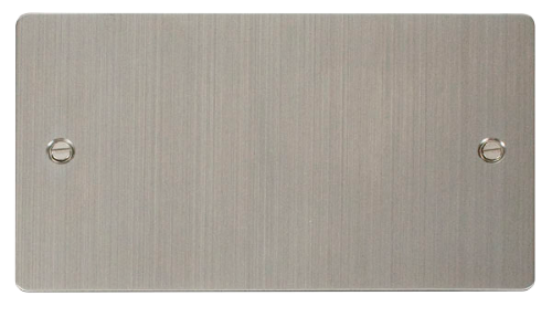 Scolmore FPSS061 - 2 Gang Blank Plate Define Scolmore - Sparks Warehouse