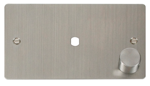 Scolmore FPSS185 - 2 Gang Plate 1 Module (630W Or 1000W) Define Scolmore - Sparks Warehouse