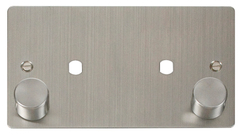 Scolmore FPSS186 - 2 Gang Plate 2 Module (1630W Max) Define Scolmore - Sparks Warehouse