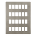 Scolmore FPSS20524 - 24 Gang GridPro® Frontplate - Stainless Steel GridPro Scolmore - Sparks Warehouse