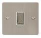 Scolmore FPSS411WH - Flat Plate Ingot 10A 1G 2 Way Switch Define Scolmore - Sparks Warehouse