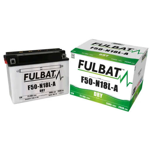FULBAT - F50-N18L-A FULBAT MOTORCYCLE BATTERY 12V 20AH