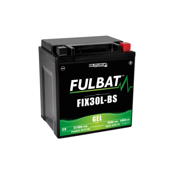 FULBAT - FIX30L-B FULBAT MOTORCYCLE BATTERY 12V 30AH