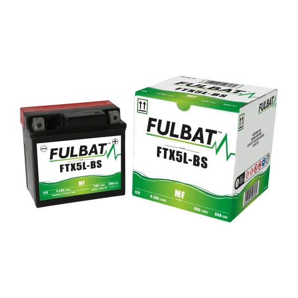 FULBAT - FTX5L-BS FULBAT MOTORCYCLE BATTERY 12V 4AH