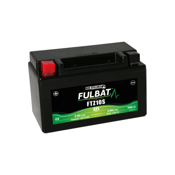 FULBAT - FTZ10S GEL FULBAT M/CYCLE BATT 12V 8.6AH (YTX7A)