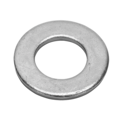 Sealey - FWA1428 Flat Washer M14 x 28mm Form A Zinc DIN 125 Pack of 50 Consumables Sealey - Sparks Warehouse