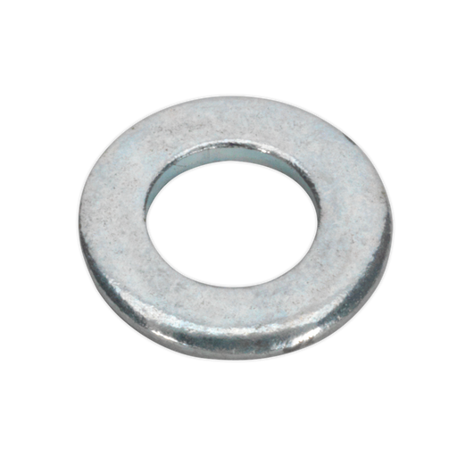 Sealey - FWA49 Flat Washer M4 x 9mm Form A Zinc DIN 125 Pack of 100 Consumables Sealey - Sparks Warehouse