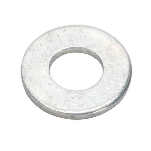 Sealey - FWI100 Flat Washer 5/16" x 5/8" Table 3 Imperial Zinc BS 3410 Pack of 100 Consumables Sealey - Sparks Warehouse