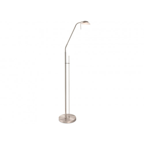 Firstlight 2935BS Madrid LED Floor Lamp Brushed Steel Firstlight - Sparks Warehouse