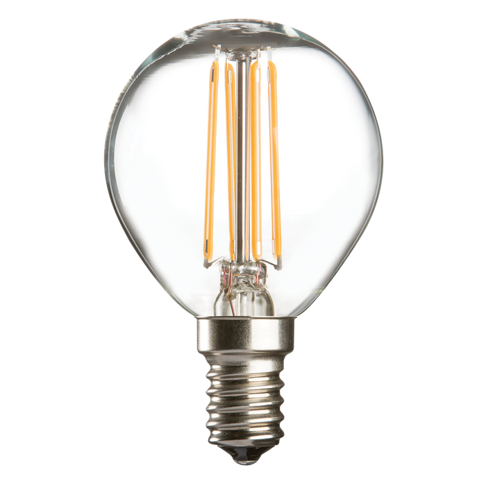 Knightsbridge GB4SESC 230V 4W LED 45mm Golf Ball SES Clear LED Light Bulbs Knightsbridge - Sparks Warehouse