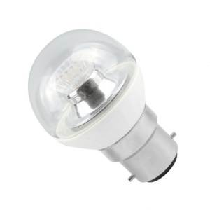 240 volt 4 watt B22d LED Clear Cool White Dimmable Golfball - Bell - 05147 LED Lighting Bell - Sparks Warehouse