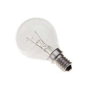 Pizza Oven 40w 235v E14/SES Clear 45mm Round Oven Light Bulb - 500 Degree Rated General Household Lighting Easy Light Bulbs  - Easy Lighbulbs