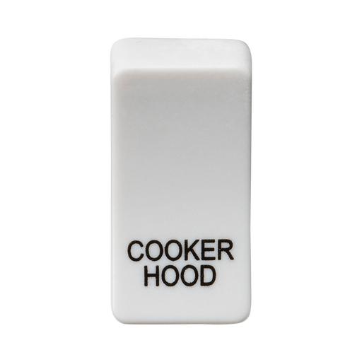Knightsbridge GDCOOKU Switch cover "marked COOKER HOOD" - white Knightsbridge Grid Knightsbridge - Sparks Warehouse