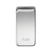 Knightsbridge GDFANPC Switch cover "marked FAN" - polished chrome Knightsbridge Grid Knightsbridge - Sparks Warehouse