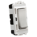 Knightsbridge GDM002BC Grid 20AX Double Pole Grid Switch Module - Brushed Chrome Knightsbridge Grid Knightsbridge - Sparks Warehouse