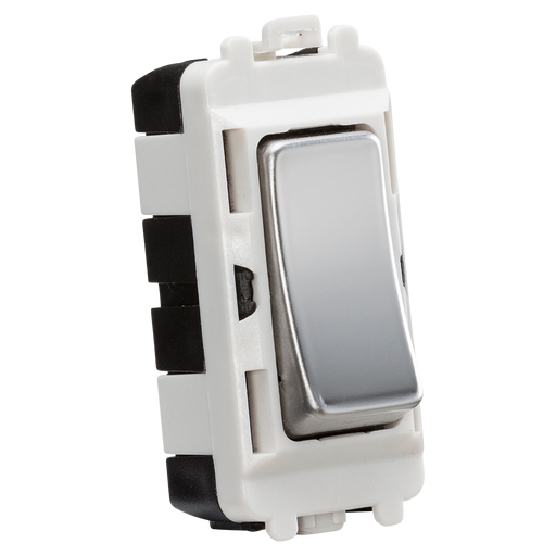 Knightsbridge GDM004PC 20AX 2 way SP module (centre off )- polished chrome Knightsbridge Grid Knightsbridge - Sparks Warehouse