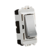 Knightsbridge GDM006PC 20AX 2 way retractive SP module (marked "PRESS") - polished chrome Knightsbridge Grid Knightsbridge - Sparks Warehouse