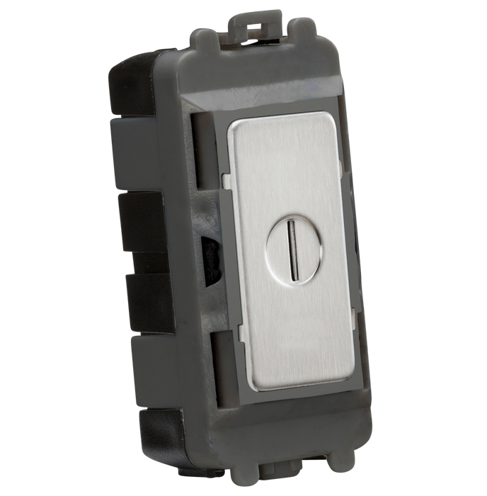 Knightsbridge GDM010BC 20AX DP key module - brushed chrome Knightsbridge Grid Knightsbridge - Sparks Warehouse