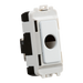 Knightsbridge GDM012MW Flex outlet module (up to 10mm) - Matt White Knightsbridge Grid Knightsbridge - Sparks Warehouse