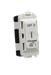 Knightsbridge GDM021U 20AX 10A Fan Isolator Key Switch Module - White Knightsbridge Grid Knightsbridge - Sparks Warehouse