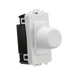 Knightsbridge GDM022MW 6A 1G 2-way Dummy Dimmer Module - Matt White ML Knightsbridge - Sparks Warehouse