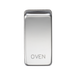 Knightsbridge GDOVENPC Switch cover "marked OVEN" - polished chrome Knightsbridge Grid Knightsbridge - Sparks Warehouse