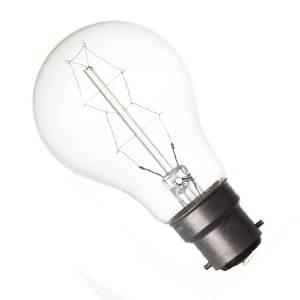 GLS 60w B22d/BC 240v Clear with Decorative Filament Light Bulb Antique Filament Bulbs Victory  - Easy Lighbulbs