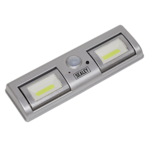 Sealey - GL931 Auto Light 1.2W COB LED with PIR Sensor 3 x AA Cell Lighting & Power Sealey - Sparks Warehouse