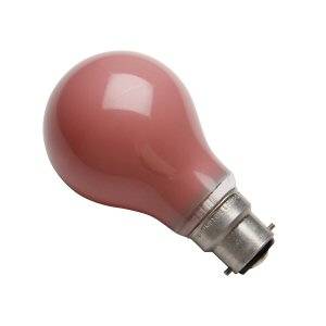 Narva GLS 40w B22d/BC 240v  Red Light Bulb