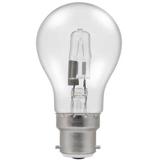 Casell GL42BC-H-CA - GLS 42w B22d/BC 240v Energy Saving Halogen Bulb. 55mm. Replaces 60w Bulb Halogen Energy Savers Casell - Sparks Warehouse