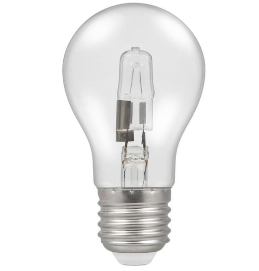Casell GL28ES-H-CA - GLS 28w E27/ES 240v Energy Saving Clear Halogen Bulb 55mm Replaces 40w Bulb Halogen Energy Savers Casell - Sparks Warehouse
