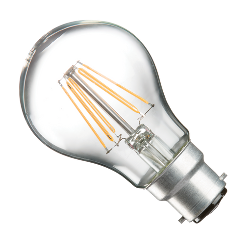 Casell GLL8BC-82D-CA - 8W BC / B22 Clear Dimmable LED GLS Light Bulb - Casell - Sparks Warehouse