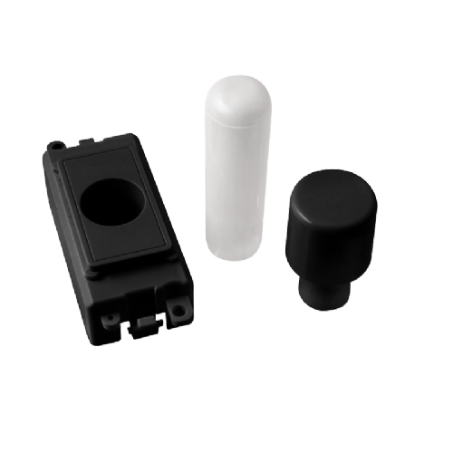 Scolmore GM050BK -  1 Module Dimmer Mounting Kit - Black GridPro Scolmore - Sparks Warehouse