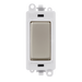 Scolmore GM2001PWPN -  20AX 1 Way Switch Module - White - Pearl Nickel GridPro Scolmore - Sparks Warehouse