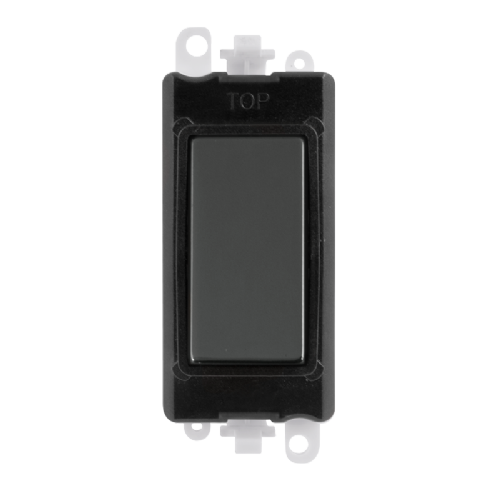 Scolmore GM2008BKBN -  Blank Module - Black - Black Nickel GridPro Scolmore - Sparks Warehouse