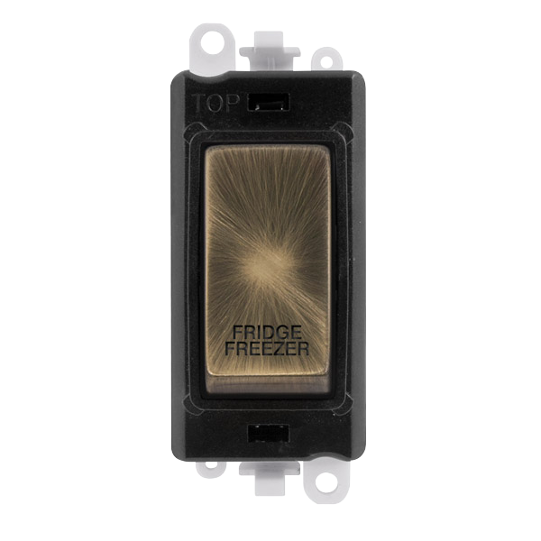 Scolmore GM2018BKAB-FF 20A DP SWITCH BK AB "FRIDGE FREEZER" GridPro Scolmore - Sparks Warehouse