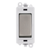 Scolmore GM2028PWSS -  20AX Intermediate Switch Module - White - Stainless Steel GridPro Scolmore - Sparks Warehouse