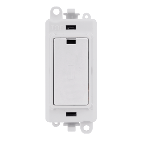Scolmore GM2047PW -  13A Fused Module - White GridPro Scolmore - Sparks Warehouse