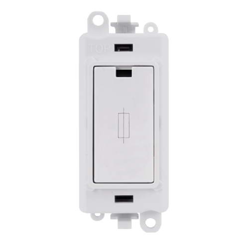 Scolmore GM2047PW - 13A Fused Module - White GridPro Scolmore - Sparks Warehouse