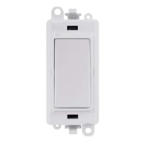 Scolmore GM2070PW -  20AX 3 Position Switch Module - White GridPro Scolmore - Sparks Warehouse
