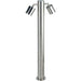 Knightsbridge Ground1 IP65 2 X GU10 35W MAX Adjustable Stainless Steel BOLLARD-750mm Lighting Accessories Knightsbridge - Sparks Warehouse