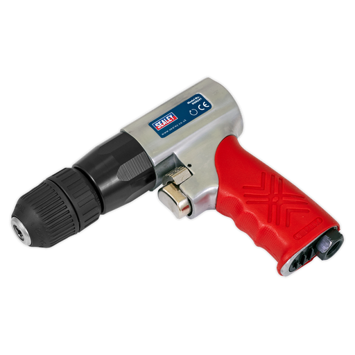 Sealey - GSA241 Air Drill Ø10mm Reversible with Keyless Chuck Air Power Tools Sealey - Sparks Warehouse