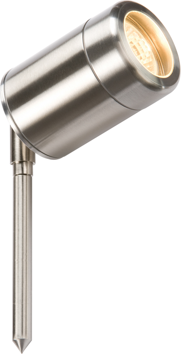 Knightsbridge GU10Spike Stainless Steel GU10 35W MAX Outdoor Spot Lights Knightsbridge - Sparks Warehouse