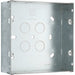 BG HGS68 Double Flush Grid Mounting Box For 6 or 8 Gang Steel box BG - Sparks Warehouse