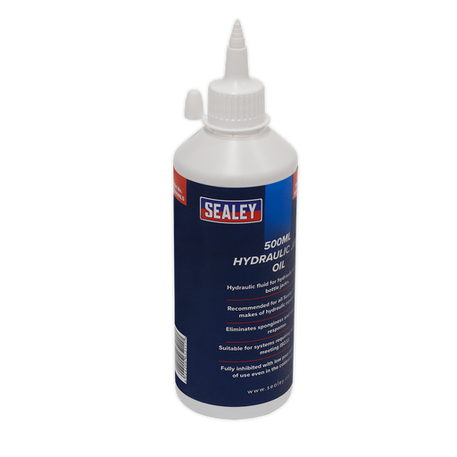 Sealey - HJO500MLS Hydraulic Jack Oil 500ml Consumables Sealey - Sparks Warehouse