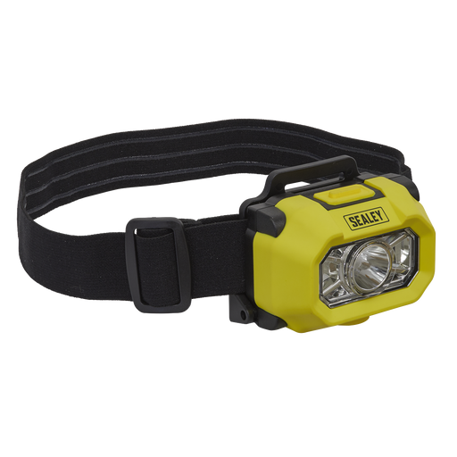 Sealey - HT452IS Head Torch XP-G2 CREE LED Intrinsically Safe Lighting & Power Sealey - Sparks Warehouse